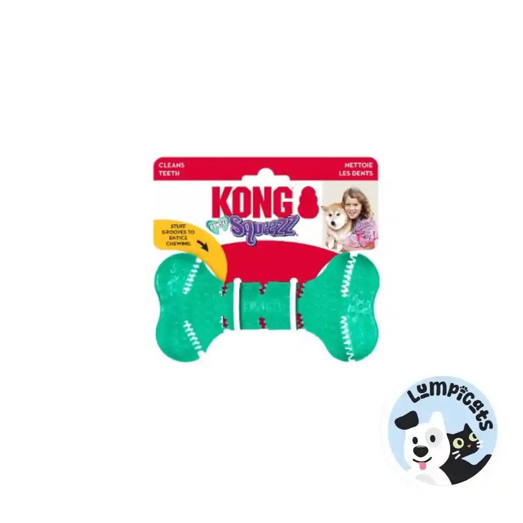 Kong Perro Squeezz Dental Bone Md