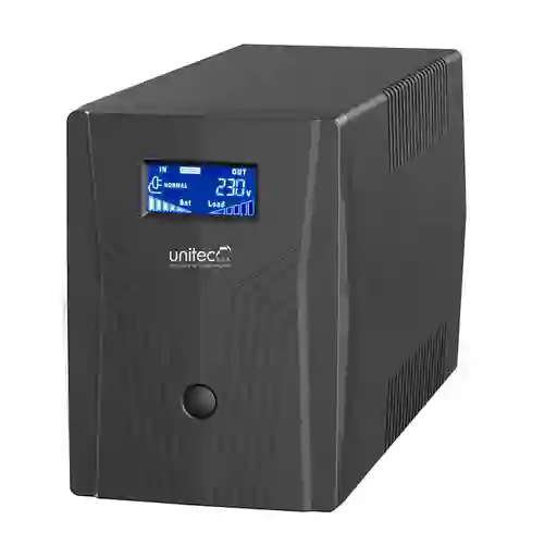 Ups Interactiva Unitec De 1500va/900w Con 6 Tomas (4 Backup)