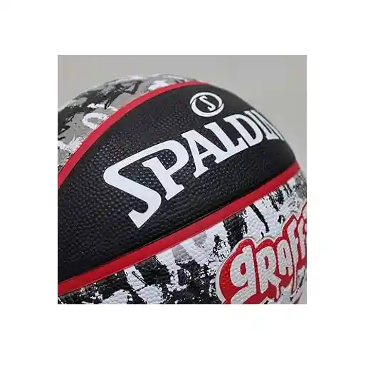 Balón Basketball Nba Spalding Baloncesto Graffiti #7 - Gris