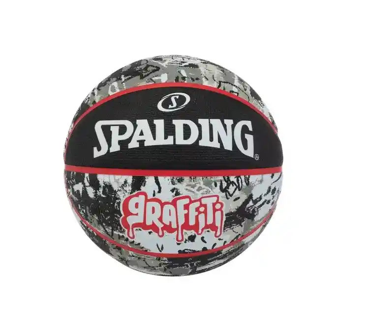 Balón Basketball Nba Spalding Baloncesto Graffiti #7 - Gris