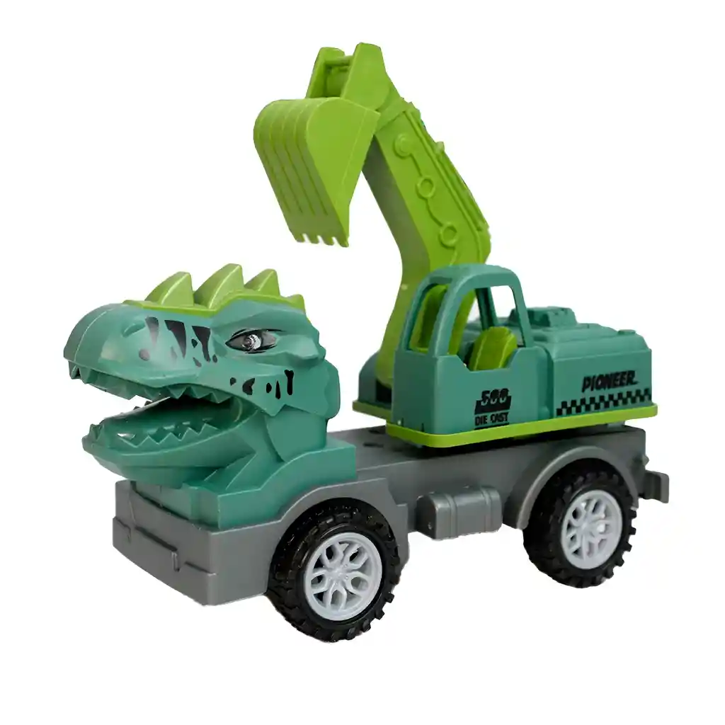 Retroexcavadora Bulldozer Dinosaurio Constructor Juguete