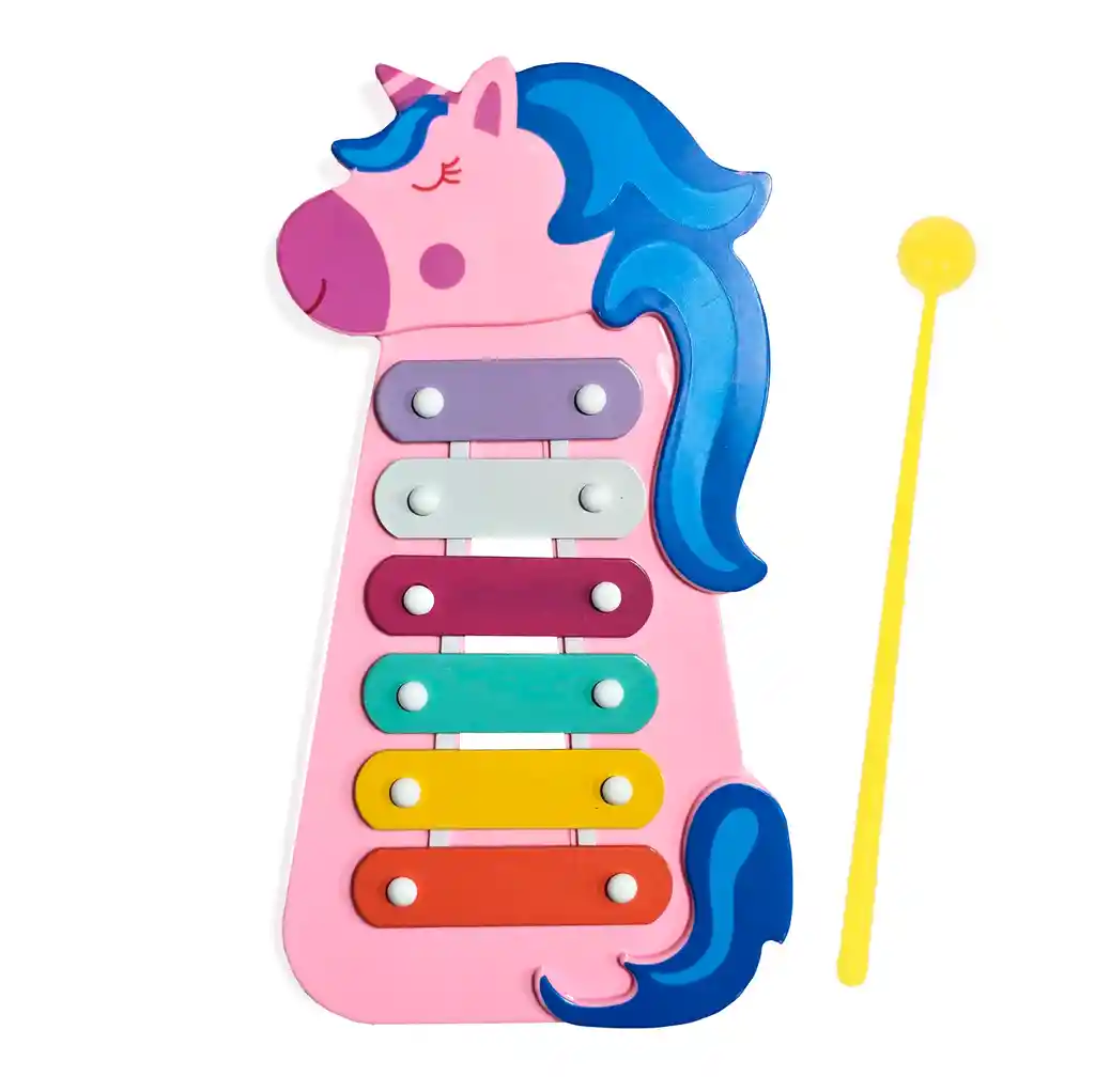 Xilófono Marimba Unicornio Pony Juguete Niños Bebe Musical