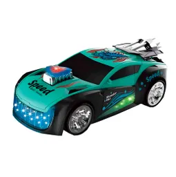 Carro Deportivo De Carreras Luces Sonido Movimiento +bateria