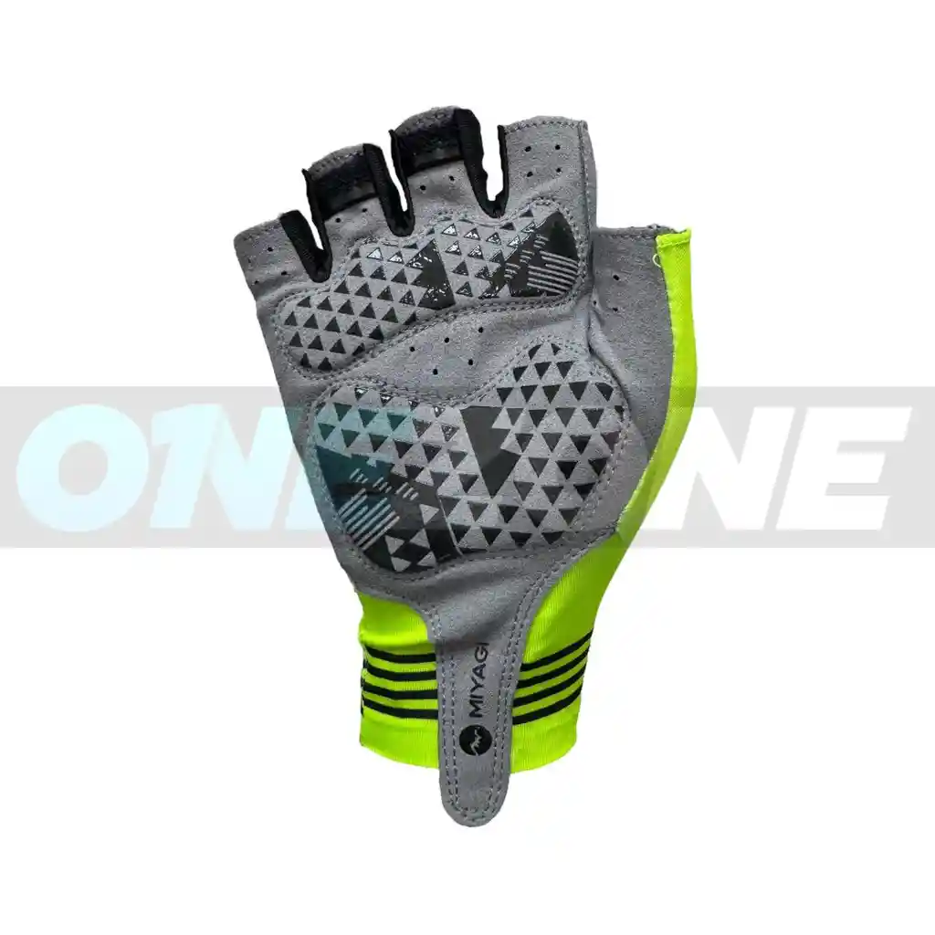 Guantes Ciclismo, Training Miyagi Deportivo-m018719/ Neón-talla: S