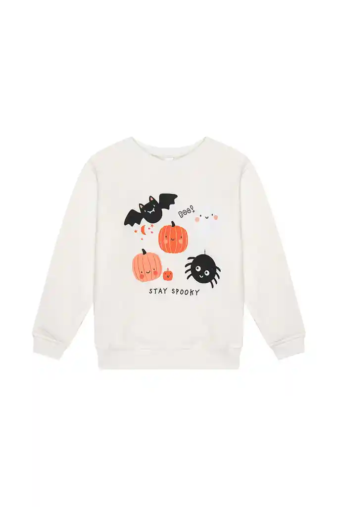 Saco Marfil Halloween Calabazas