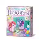 Kit Creativo Para Moldear Y Pintar Unicornios 3d Para Niñas