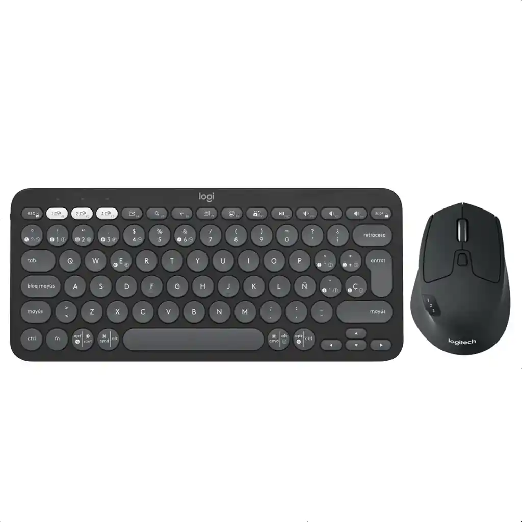 Combo Multi-dispositivo Logitech Teclado K380s + Mouse M720