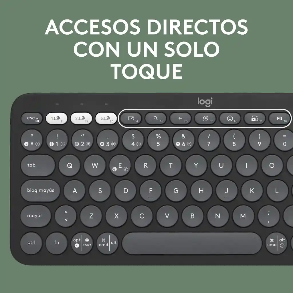 Combo Multi-dispositivo Logitech Teclado K380s + Mouse M720