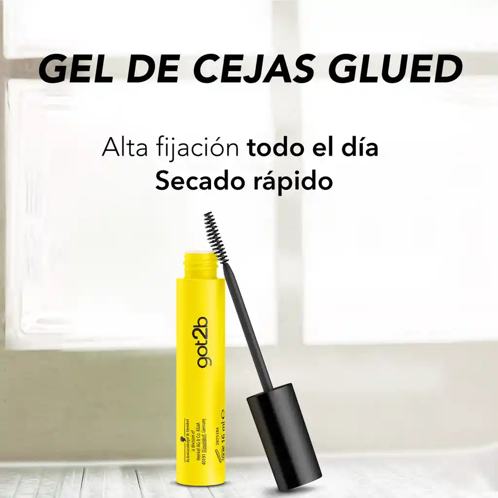 Gel Para Cejas Y Bordes Del Cabello Glued Got2b 16ml