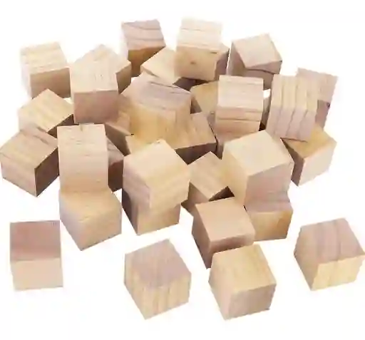 Cubos De Madera 2x2 16unidades