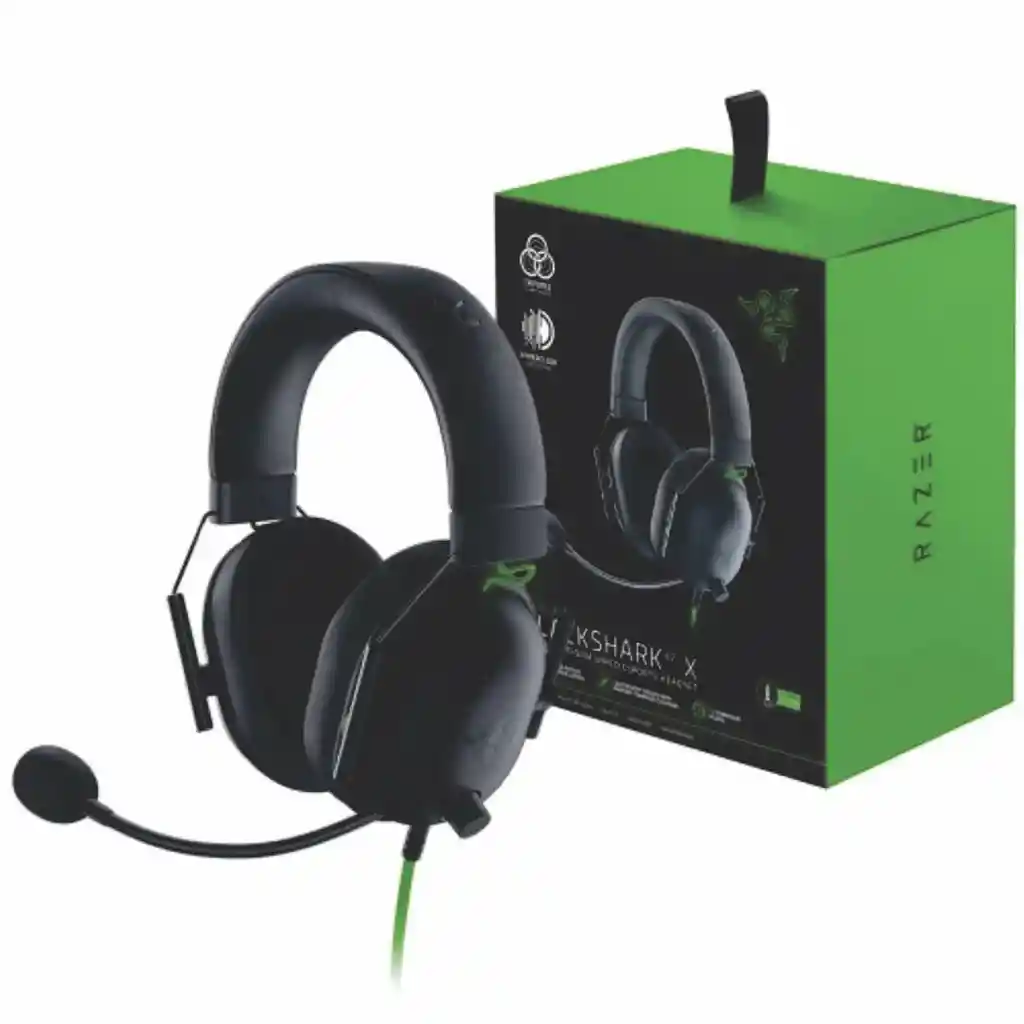 Razer Diadema Blackshark V2 X Wire Gami Negra