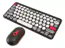 Teclado Mikuso Con Mouse Premium Black Edition Mac Pc