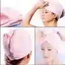 Toalla Turbante Gorro Cabello Accesorio Mujer Para Baño