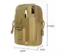 Bolso/carriel Táctico Porta Celular Verde Militar