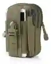Bolso/carriel Táctico Porta Celular Verde Militar