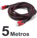 Cable Hdmi De 5m Mallado De Alta Velocidad 1080p 4k