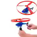 Helicoptero Volador Impulsado Aerodinamico Juguete Niños