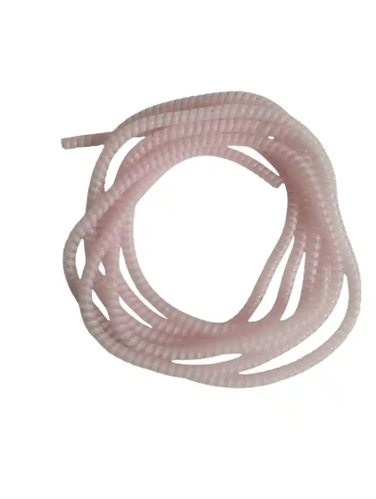 Resorte En Espiral Para Proteger Cables En Rosado Claro