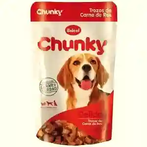 Chunky Alimento Húmedo Trozos De Carne De Res 250 Gr