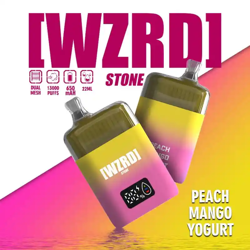 Wzrd Stone Peach Mango Yogurt 13k Puff – Desechable