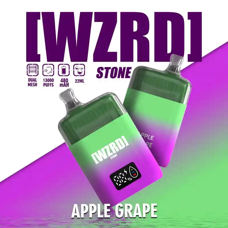 Wzrd Stone Apple Grape 13k Puff – Desechable