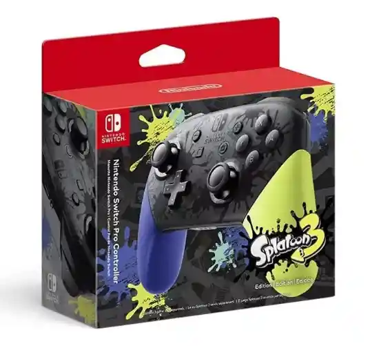 Control Joystick Inalámbrico Nintendo Switch Pro Splatoon 3