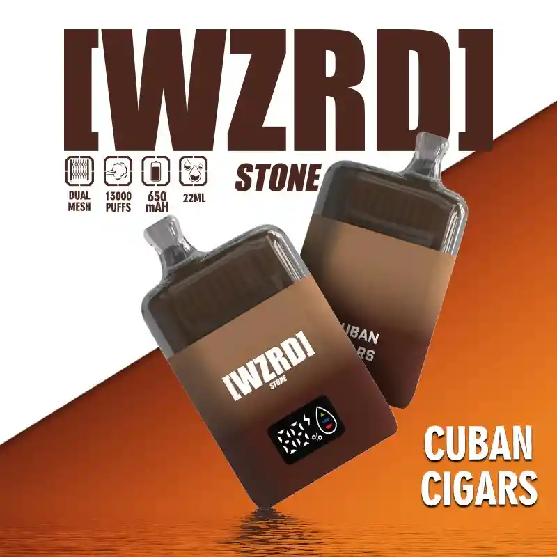 Wzrd Stone Cuban Cigars 13k Puff – Desechable