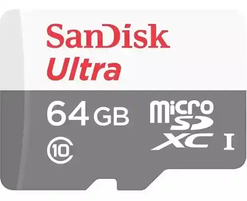 Micro Sd 64gb Clase 10 Sandiks Sdxc Hasta 80mb/s