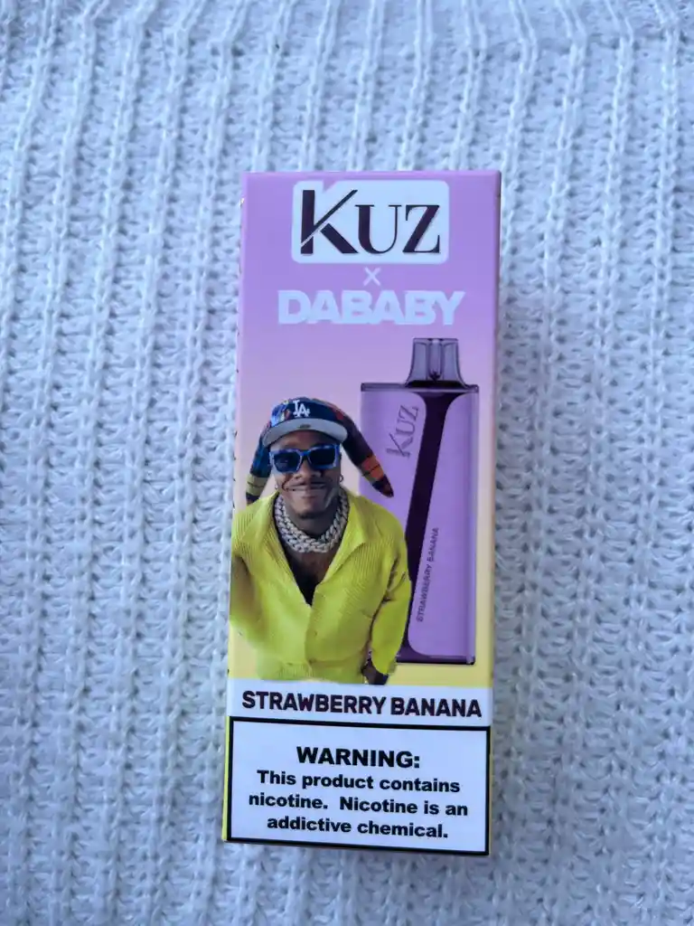 Vaper Kuzz Dababy 9.000 Puffs Strawberry Banana