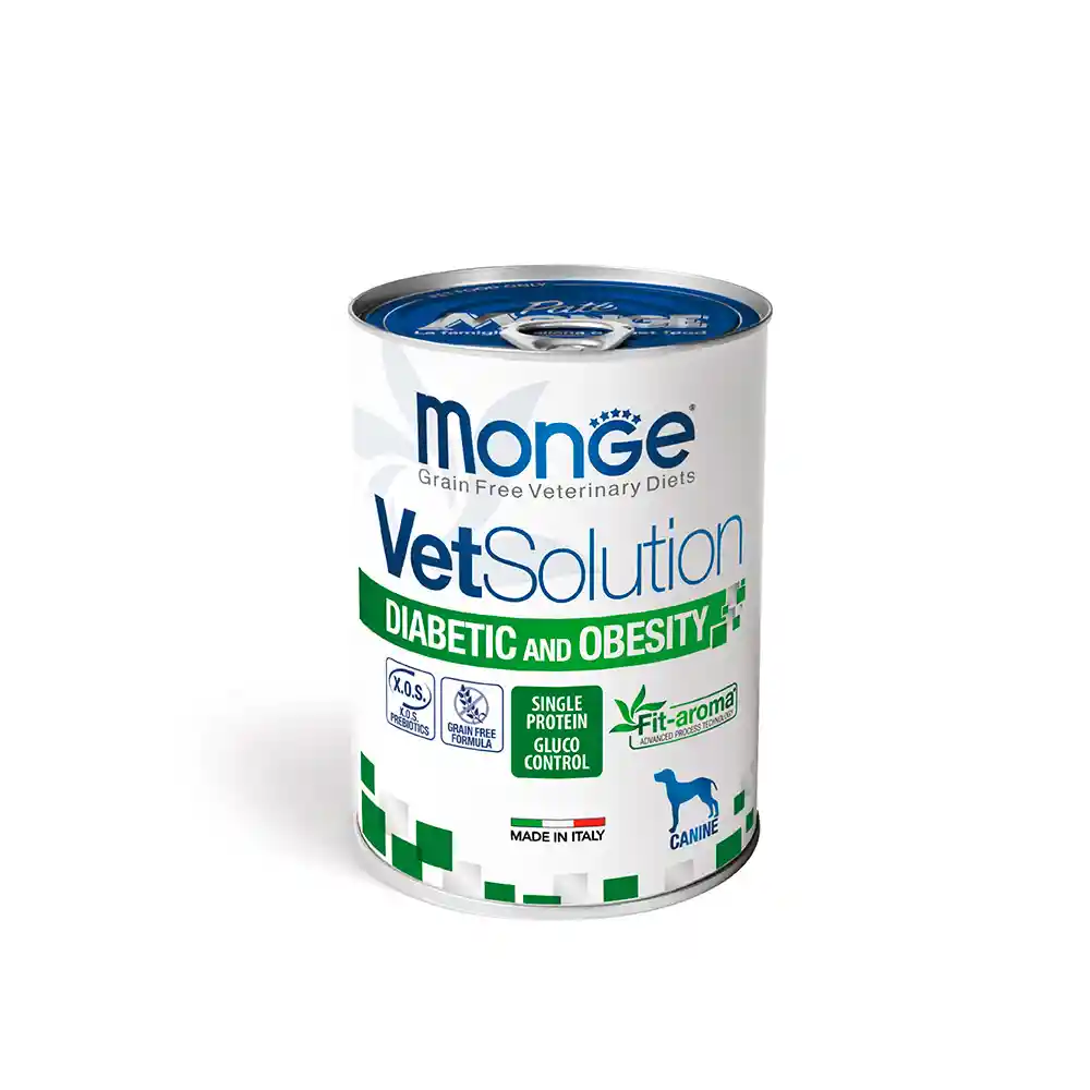 Monge Dog Vet Solution Diabetic And Obesity 400 Gr