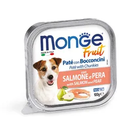 Monge Dog Fruit Dog Pate Salmon Pear 100 Gr