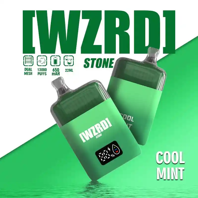 Wzrd Stone Cool Mint 13k Puff – Desechable