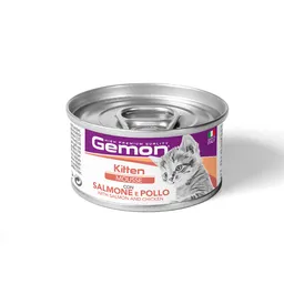 Gemon Cat Kitten Mousse Salmon Chicken 85 Gr