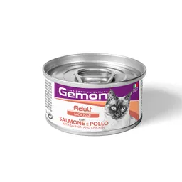 Gemon Cat Adult Mousse Salmon Chicken 85 Gr