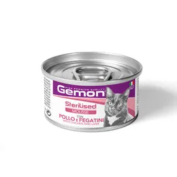 Gemon Cat Sterilized Mousse Chicken Liver 85 Gr