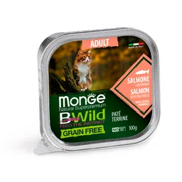 Monge Bwild Cat Adult Salmon Vegetables 100 Gr