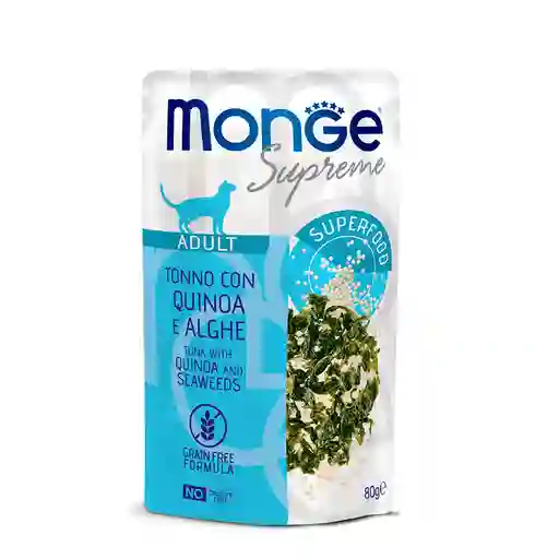 Monge Supreme Cat Adult Tuna,quinoaseaweeds 80 Gr