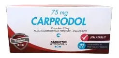 Carprodol Antiinflamatorio - Analgésico 75mg Blister X3uni