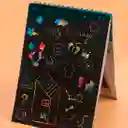 Libro Agenda Para Dibujar Raspar Y Colorear Raspa En Colores