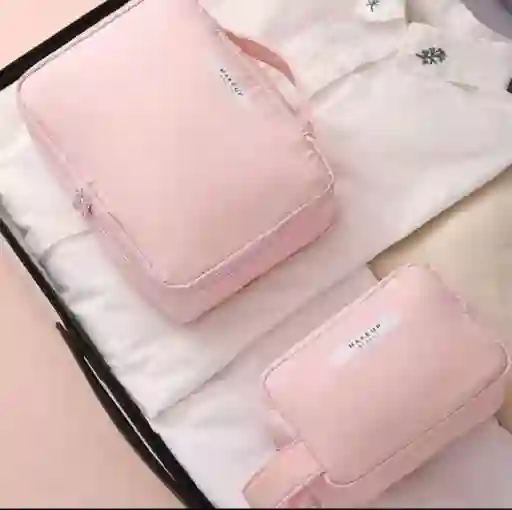 Cosmetiquera X 3 Tipo Organizador Waterproof Surtida