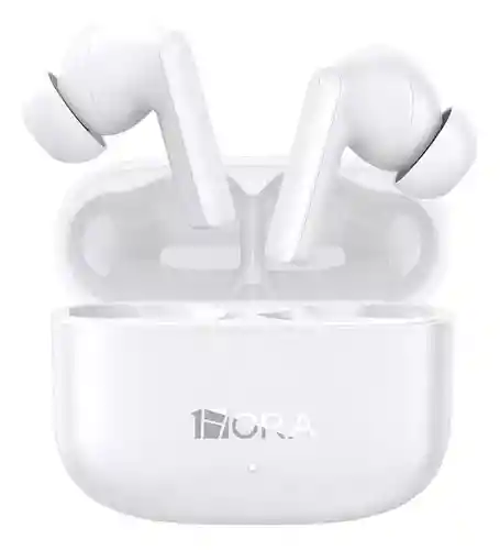 Audífonos In-ear Inalámbricos Bluetooth 1hora Aut206 Color Blanco