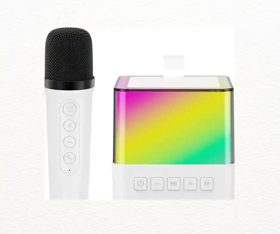 Mini Máquina De Karaoke Para Niños, Máquina De Karaoke Con 1 Micrófono Inalámbrico .