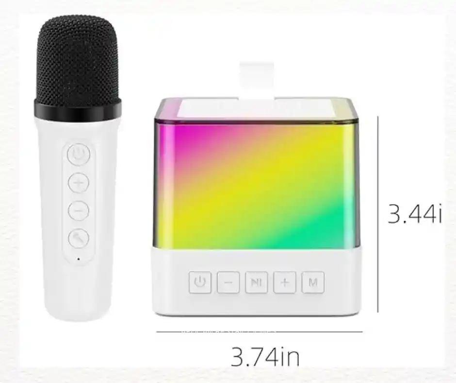 Mini Máquina De Karaoke Para Niños, Máquina De Karaoke Con 1 Micrófono Inalámbrico .