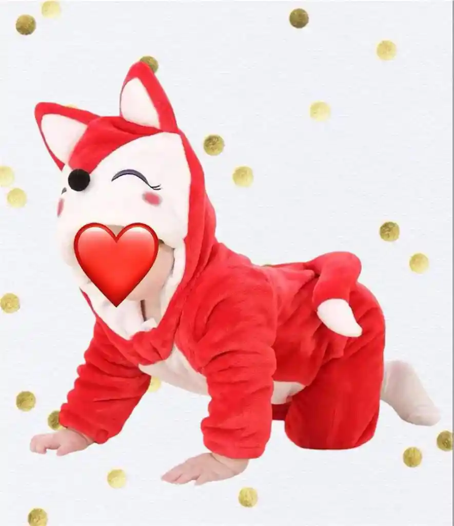 Disfraz Pijama Zorro Rojo Bebe 9-12m