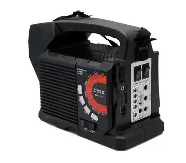 Radio Universal Royal Linterna Bluetooth 3bandas Carga Solar