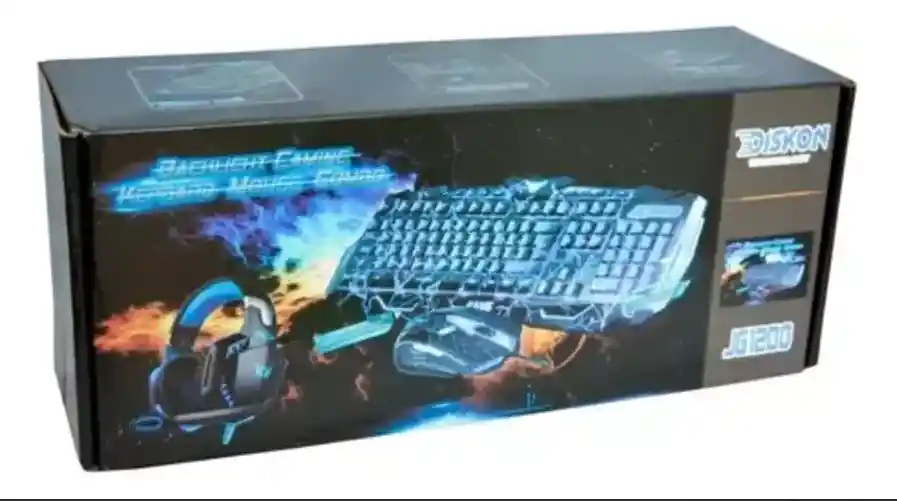 Combo Gamer Mouse, Teclado, Diadema Retroiluminado