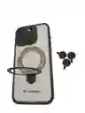 Estuche Para Iphone 16 Pro Max Soporte Duo Kit Lentes Titanio