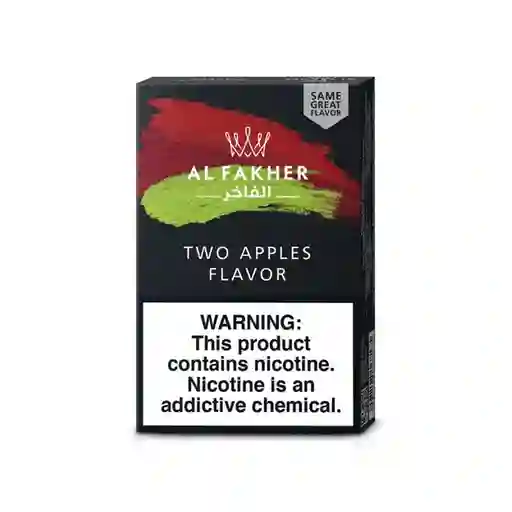 Esencia Alfakher 50gr Two Apple Para Hookah-narguila Original