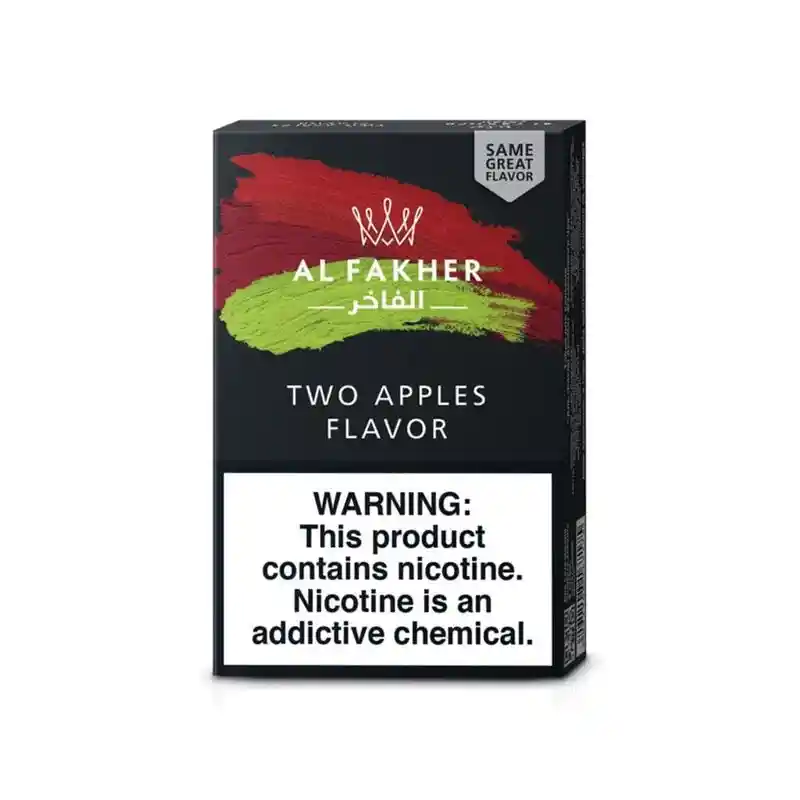 Esencia Alfakher 50gr Two Apple Para Hookah-narguila Original