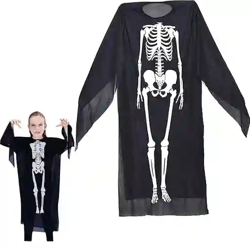 Disfraz, Traje De Esqueleto, Niño - Halooween